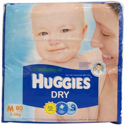 Bỉm dán Huggies Dry - M74