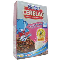 Bột ăn dặm Nestle Cerelac gạo lức trộn sữa (200gr)