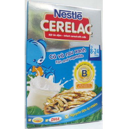 Bột ăn dặm Nestle ngũ cốc cá và rau xanh (200gr)